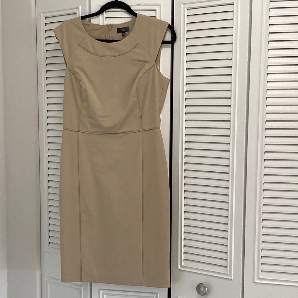 The Limited Tan Shift Dress